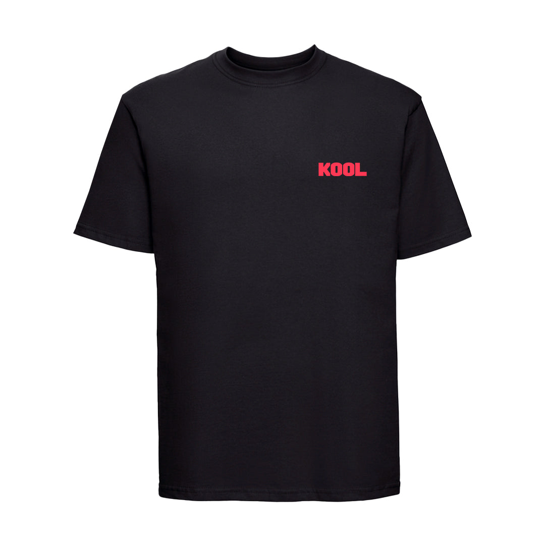 Kool Logo Back Short Sleeve Black T-Shirt
